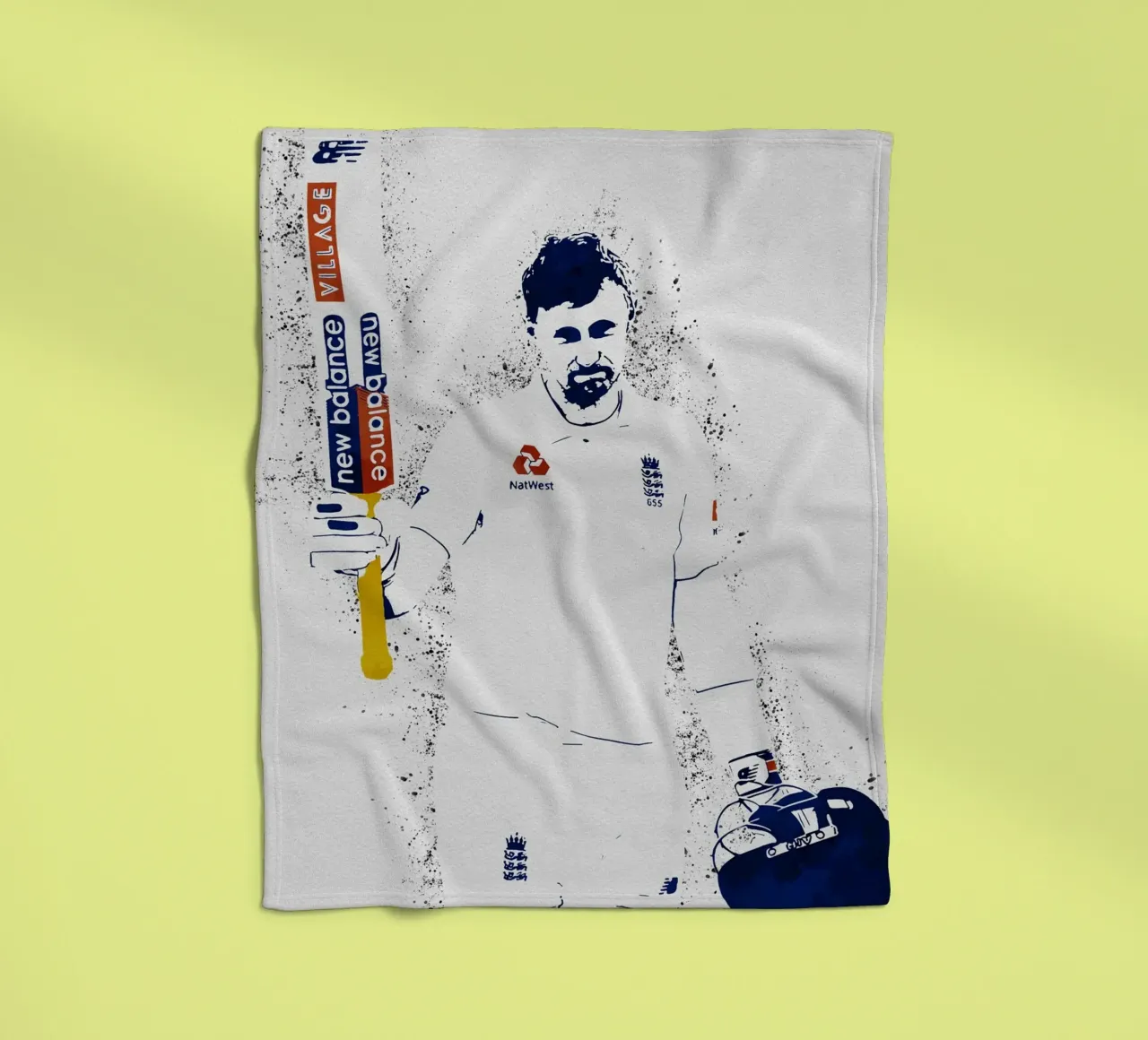 Joe Root coperta in pile da tenten