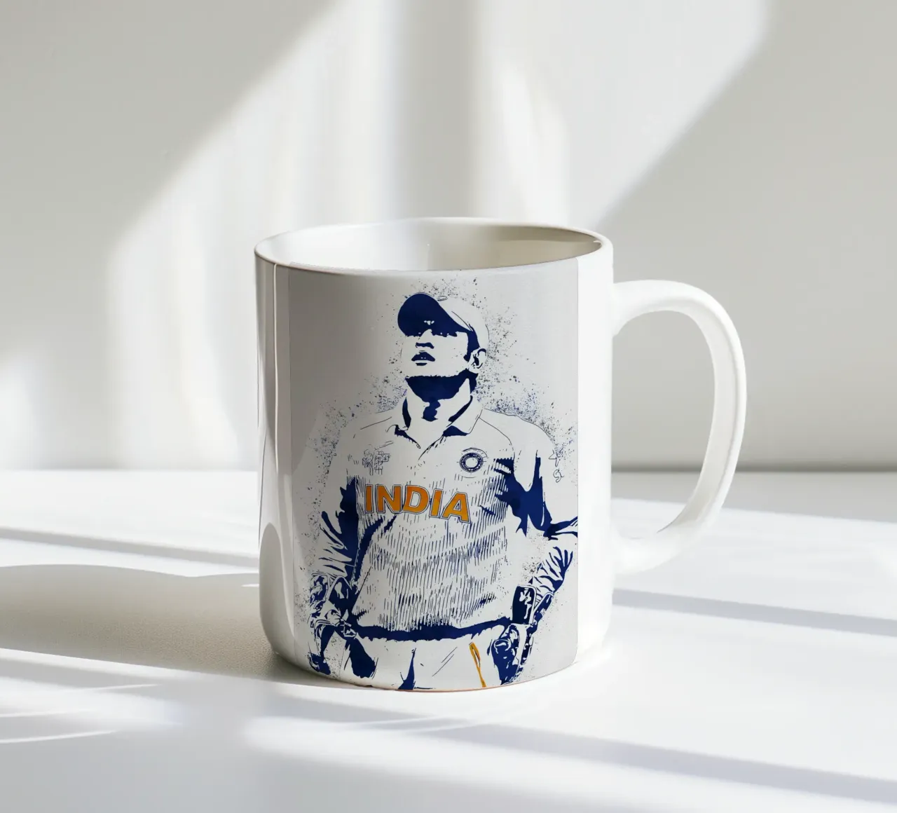 MS Dhoni tazza in ceramica da tenten