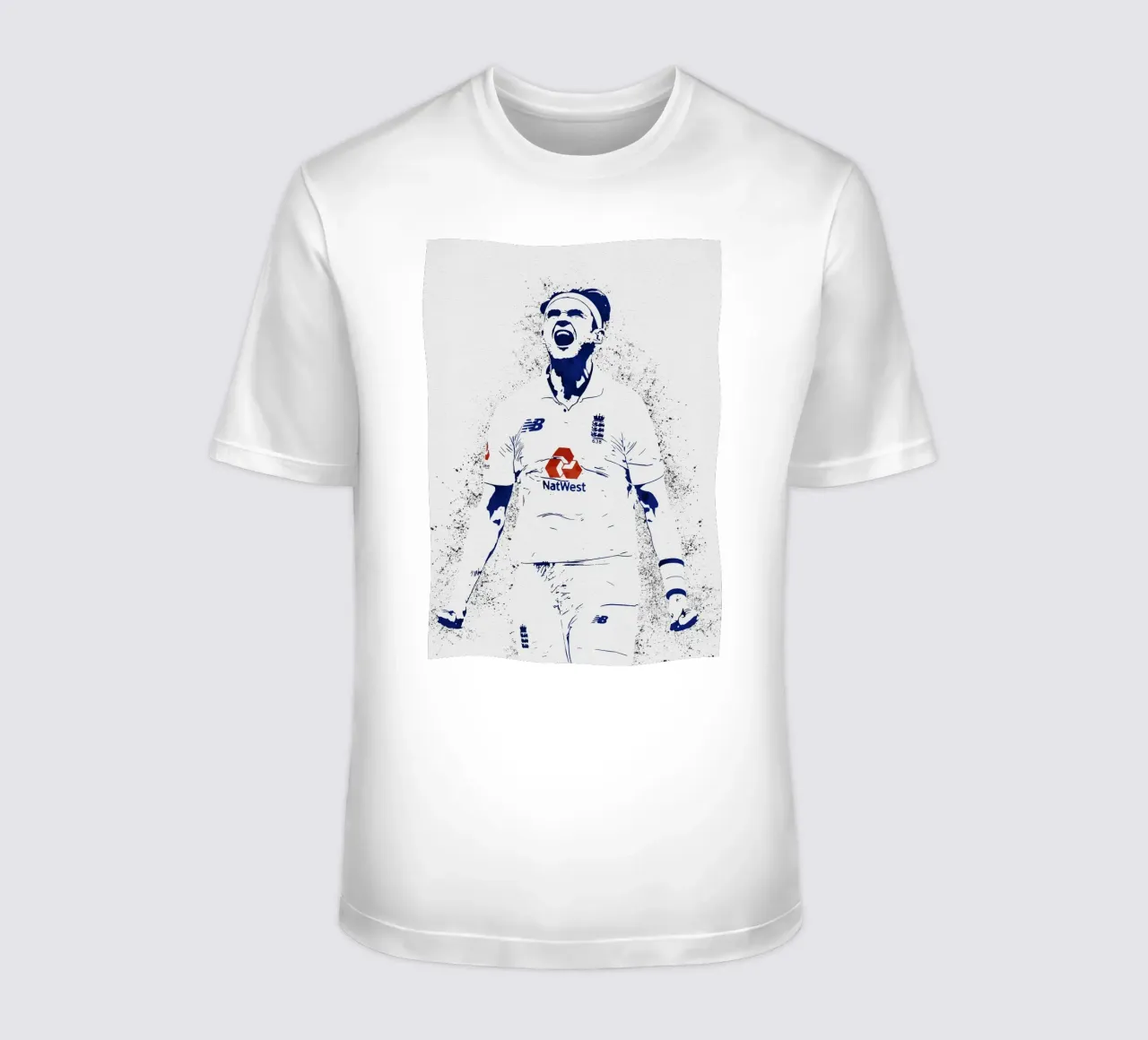 Stuart Broad t-shirt da tenten