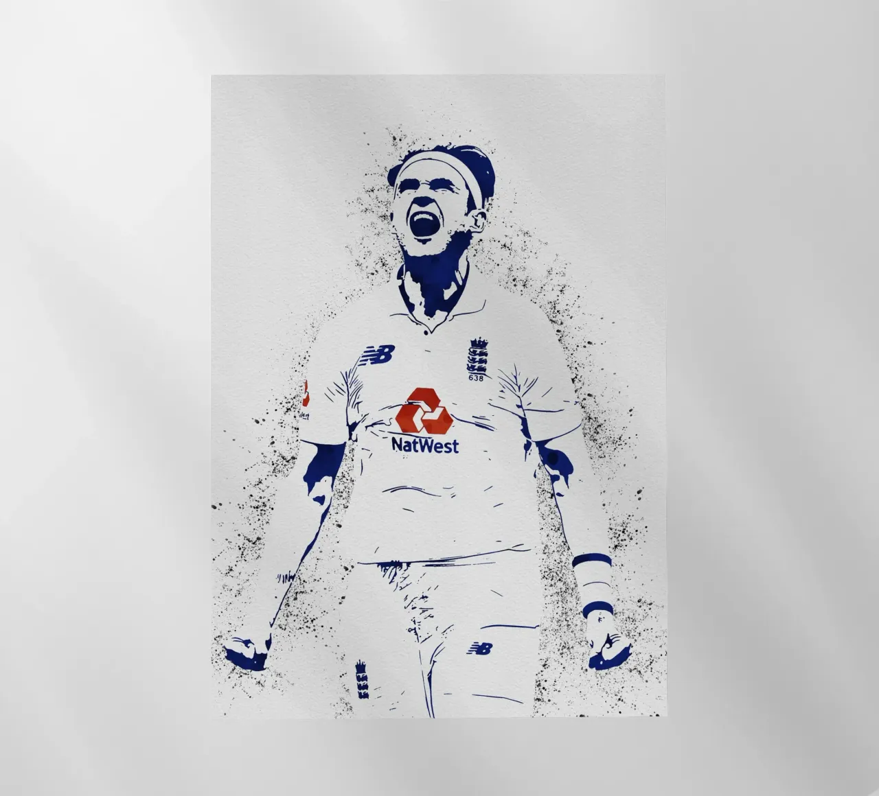 Stuart Broad pellicola backlit da tenten