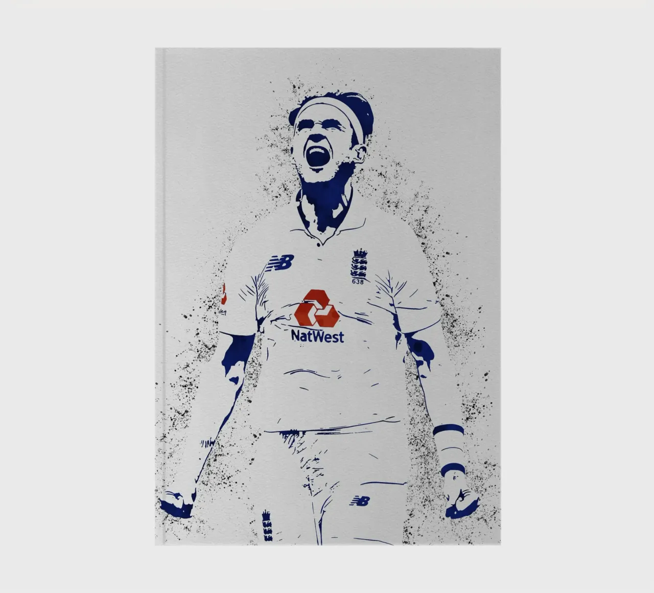 Stuart Broad notebook by tenten
