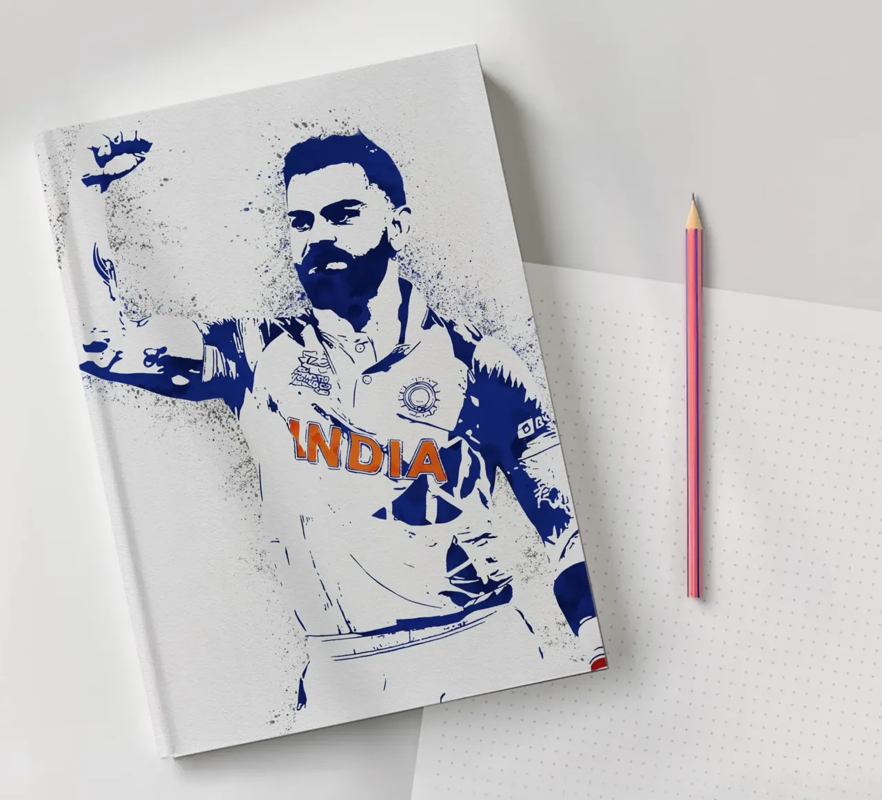 Virat Kohli notebook by tenten