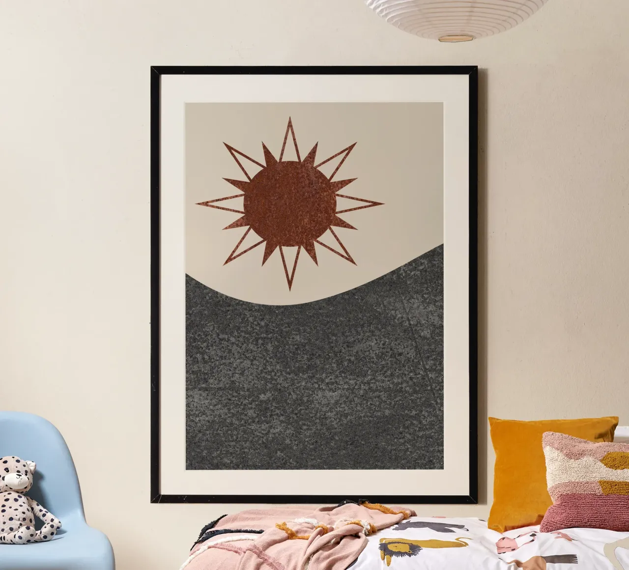 abstract lone star poster da vintageshop