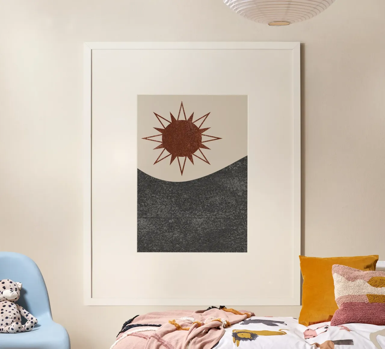 abstract lone star poster da vintageshop