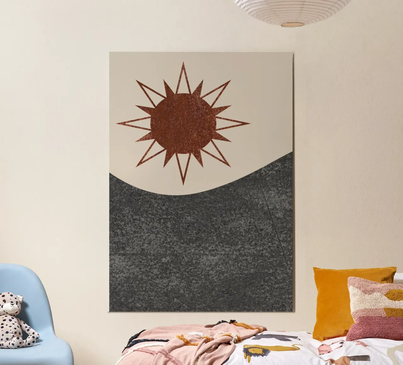 abstract lone star poster da vintageshop