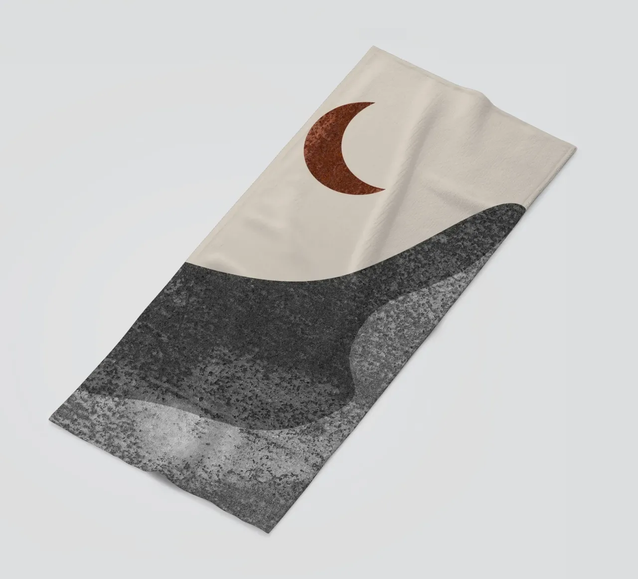 abstract lonely moon telo mare da vintageshop