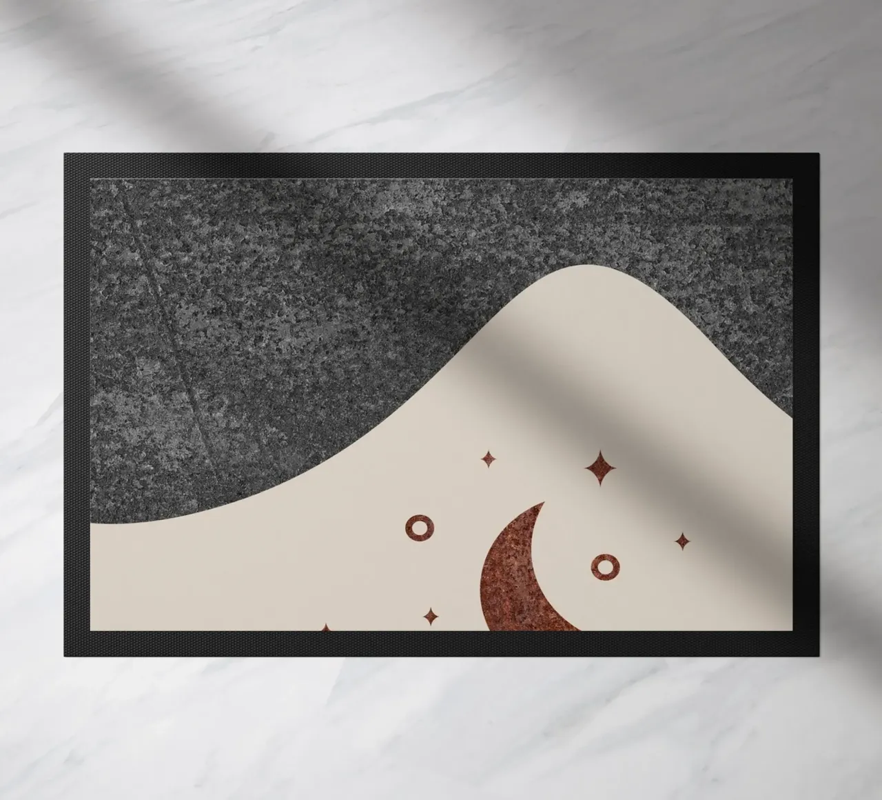 abstract moon and star zerbino da vintageshop