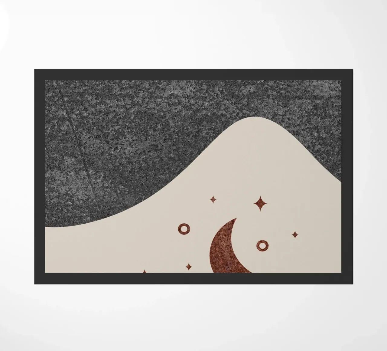abstract moon and star zerbino da vintageshop