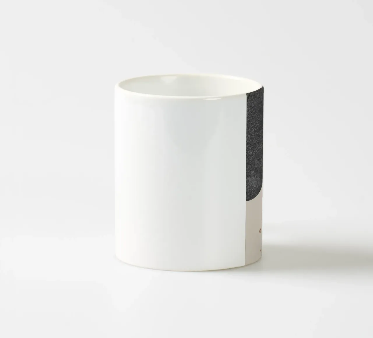 abstract moon and star tazza in ceramica da vintageshop