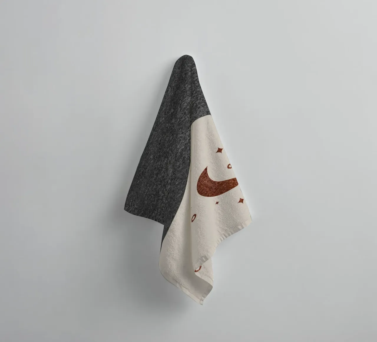 abstract moon and star asciugamano da bagno da vintageshop