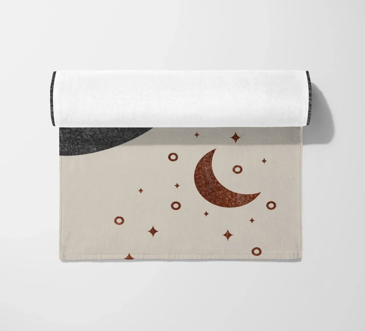 abstract moon and star telo mare da vintageshop