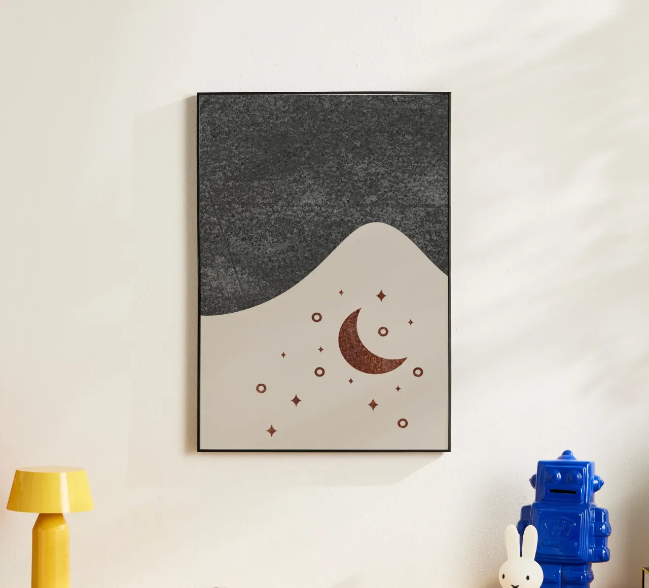 abstract moon and star alluminio dibond da vintageshop