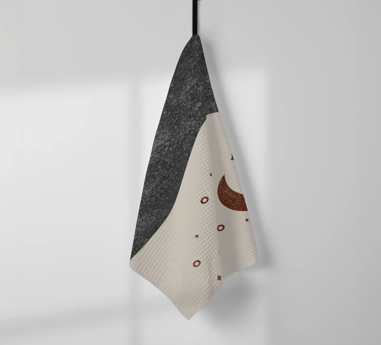 abstract moon and star canovaccio da cucina da vintageshop