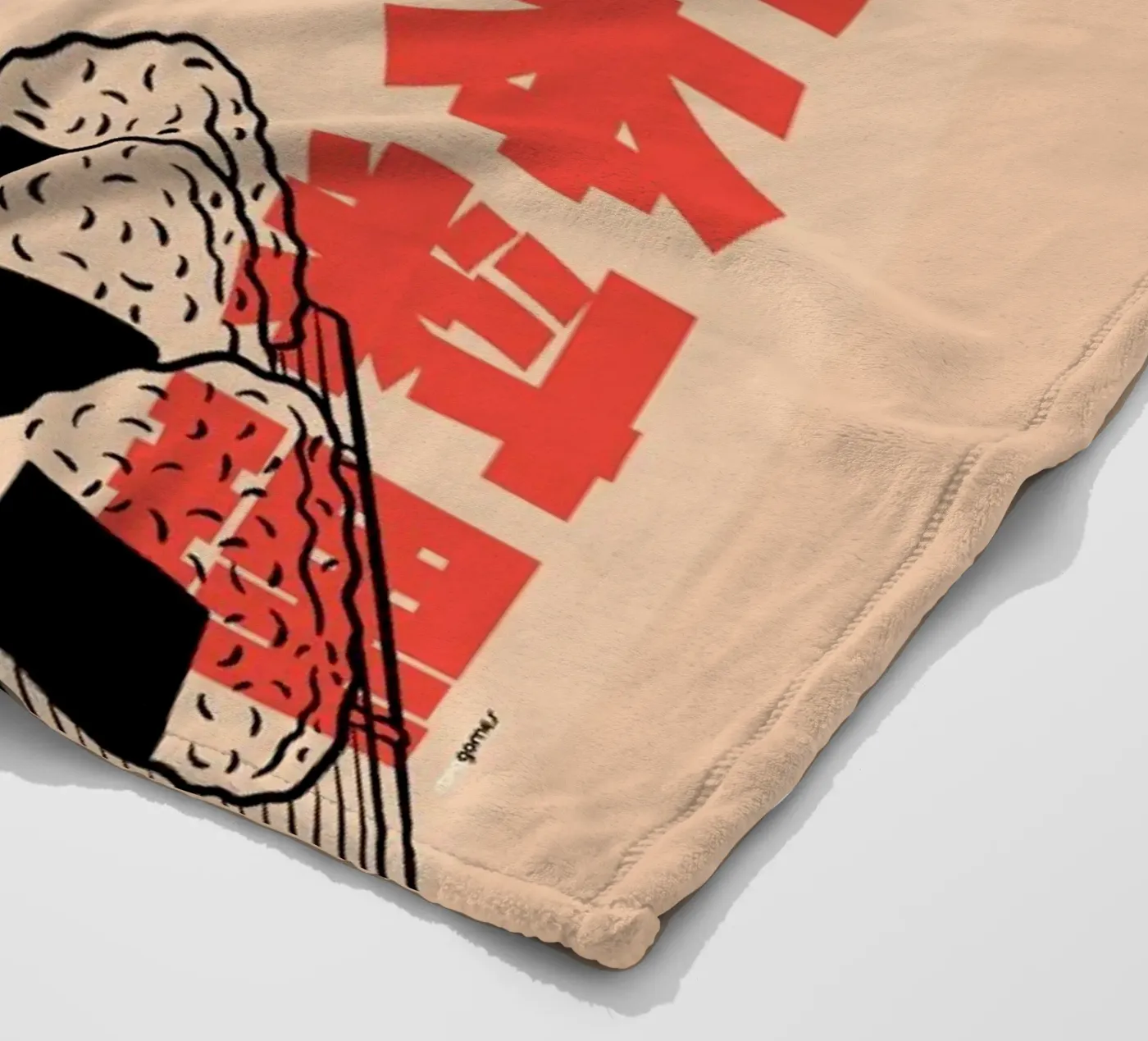 Onigiri Fleecedecke von Rafa Gomes