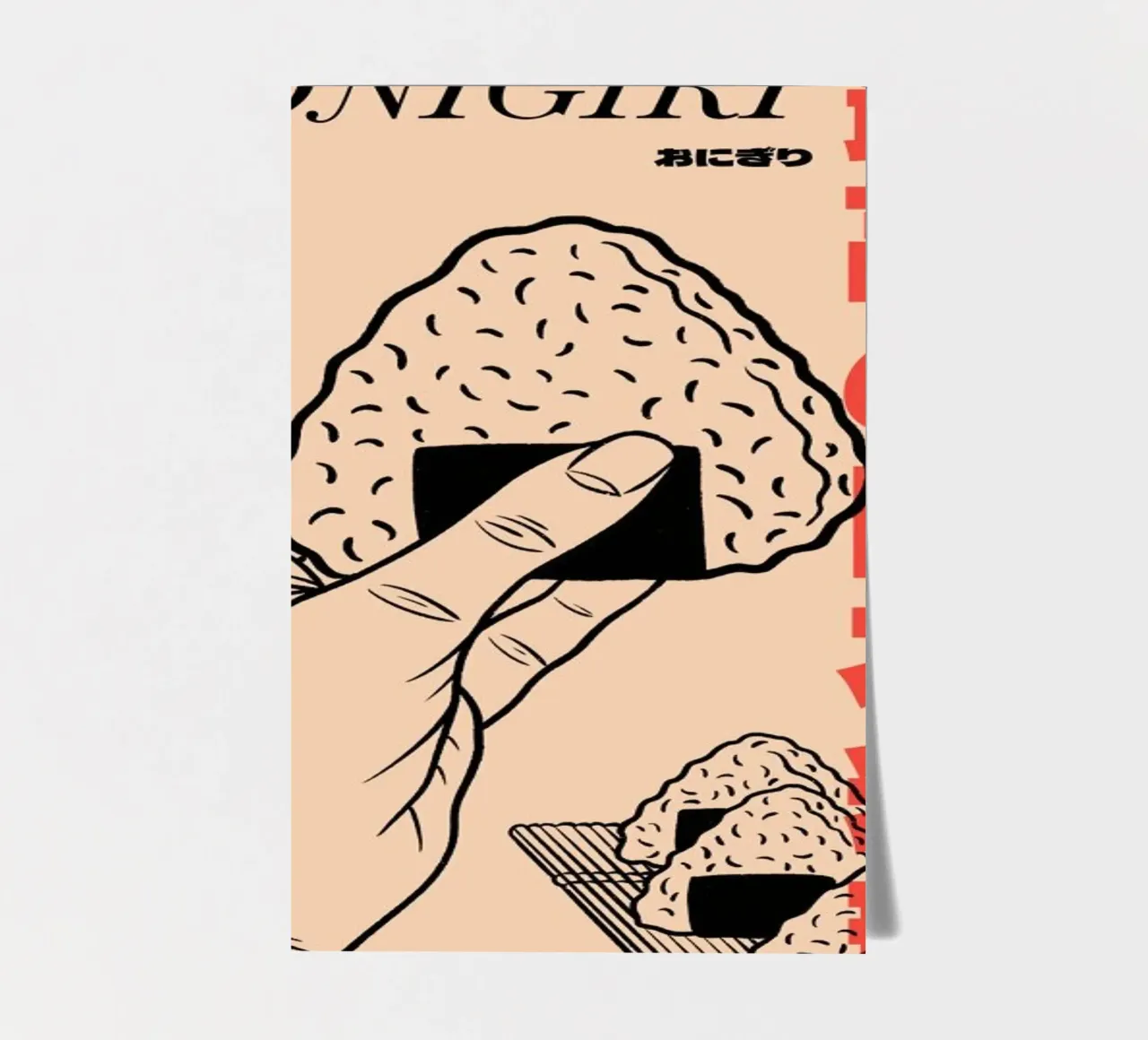 Onigiri Stickerbogen von Rafa Gomes
