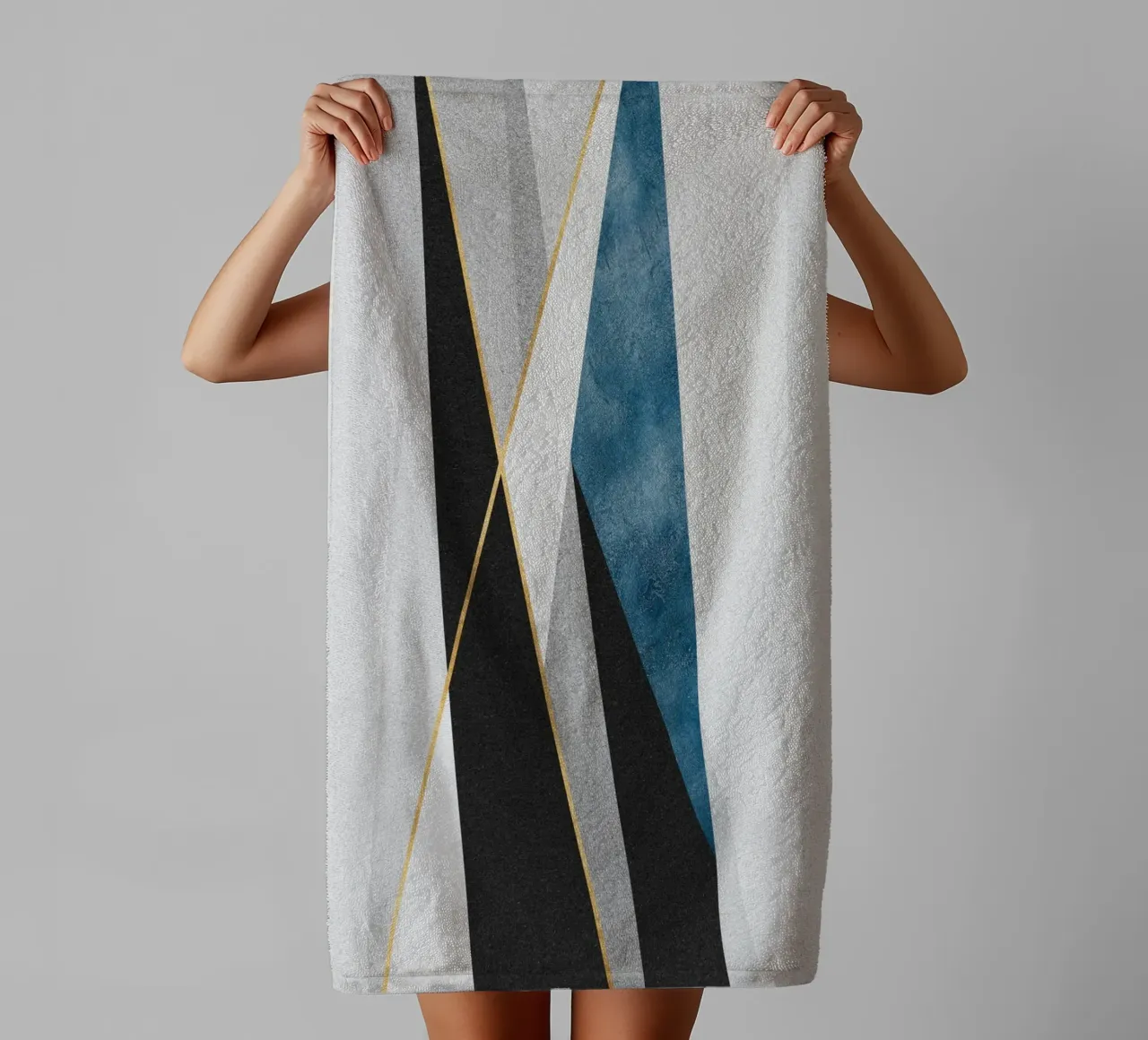 abstract clippings asciugamano da bagno da vintageshop