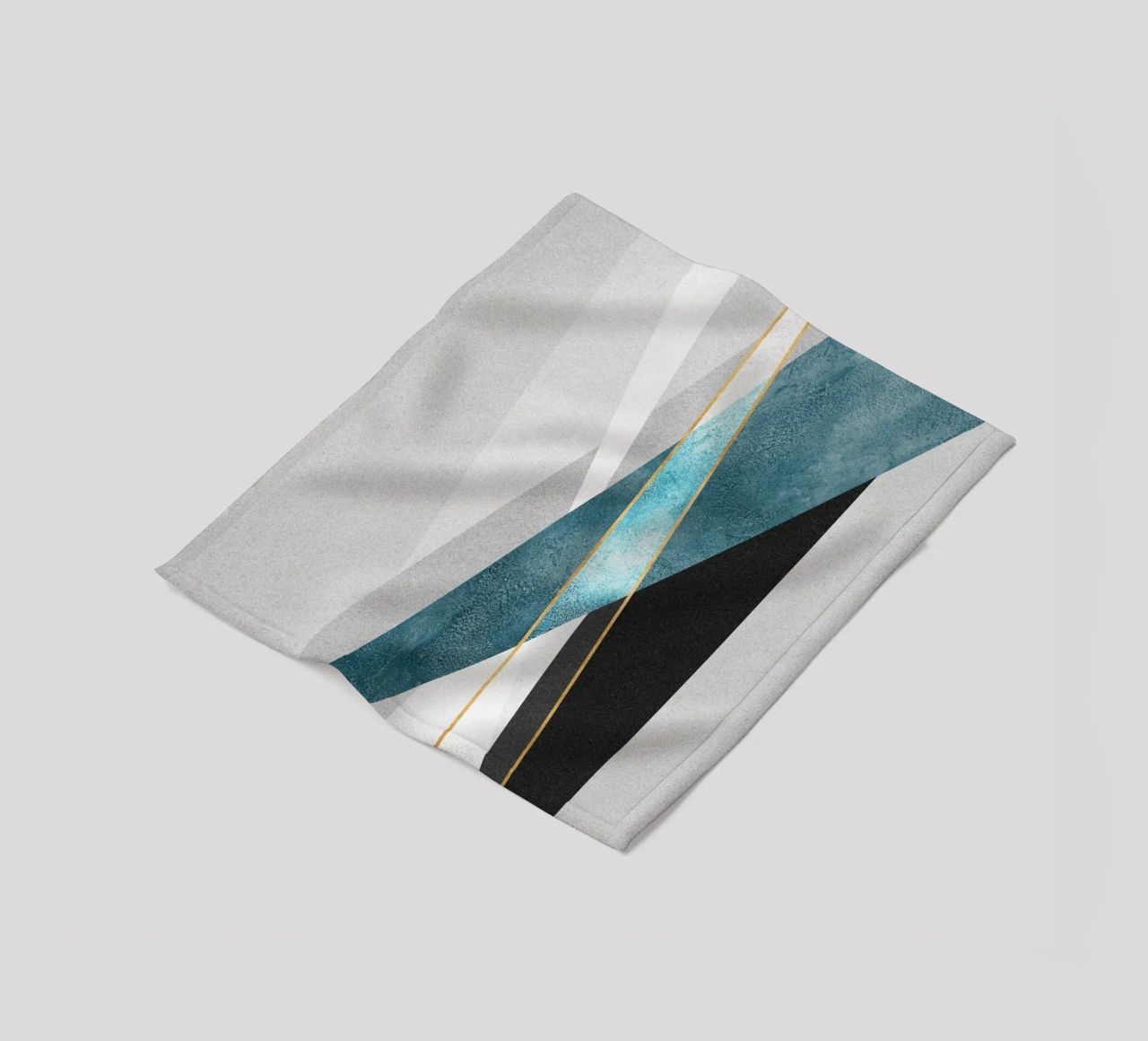 geometric abstract coperta in pile da vintageshop