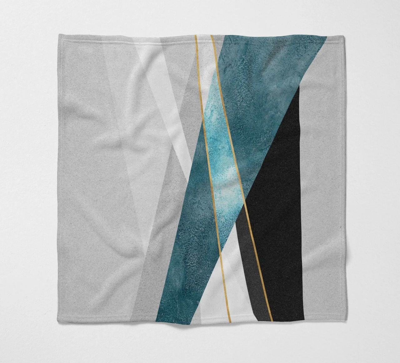 geometric abstract coperta in pile da vintageshop