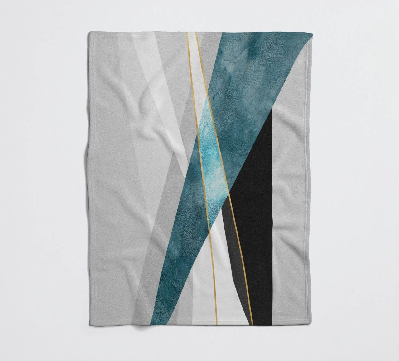 geometric abstract coperta in pile da vintageshop