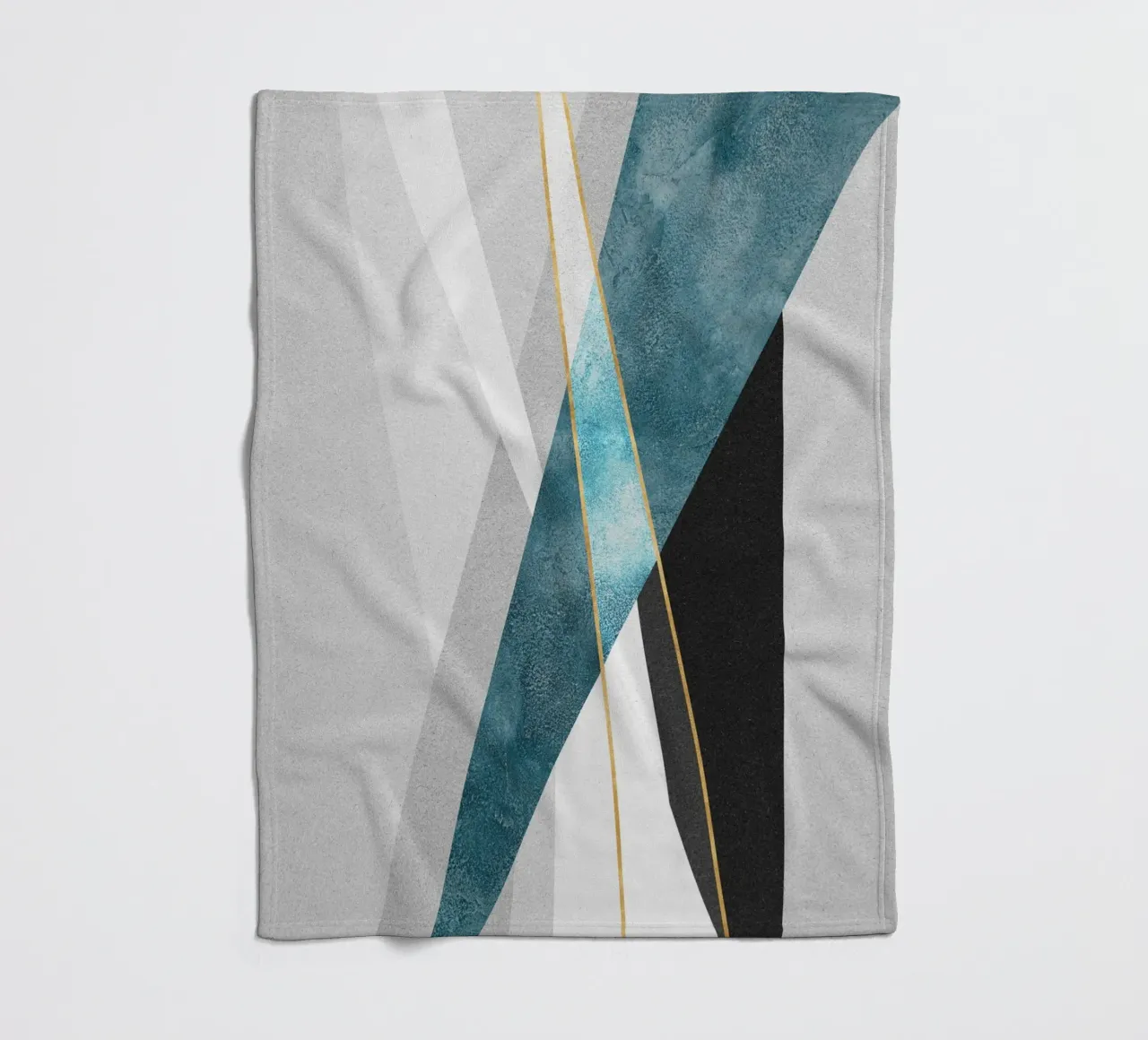 geometric abstract coperta in pile da vintageshop