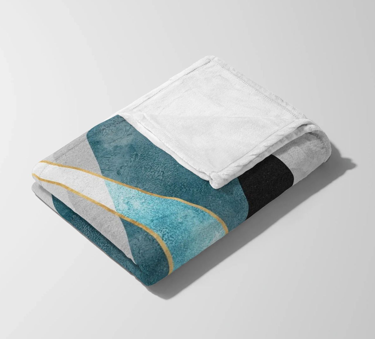geometric abstract coperta in pile da vintageshop