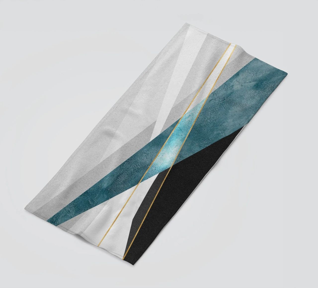geometric abstract telo mare da vintageshop