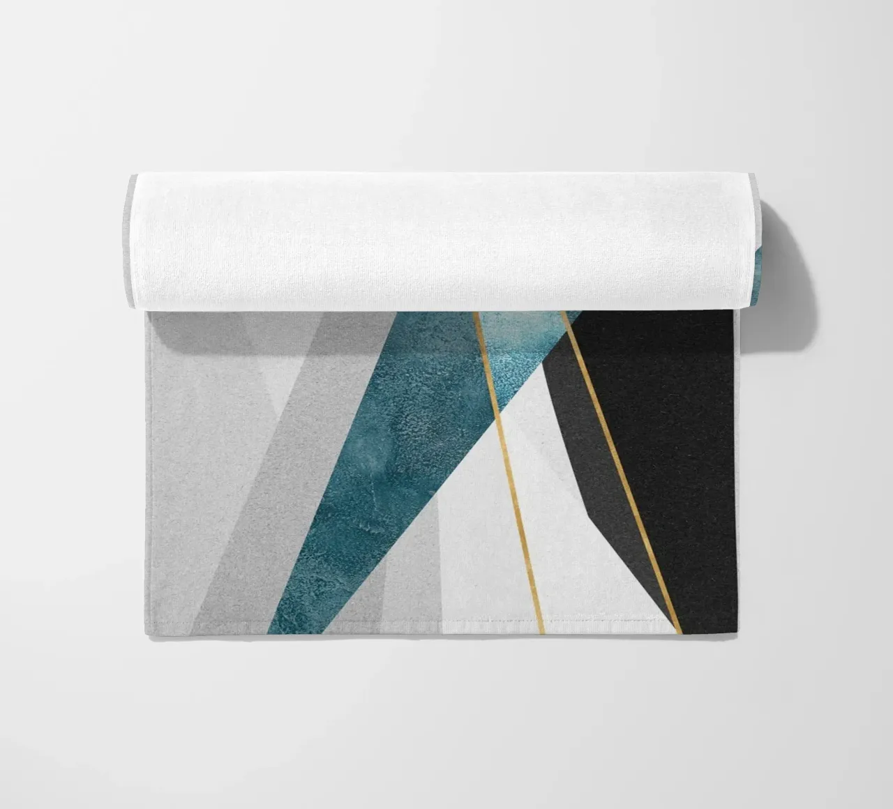 geometric abstract telo mare da vintageshop