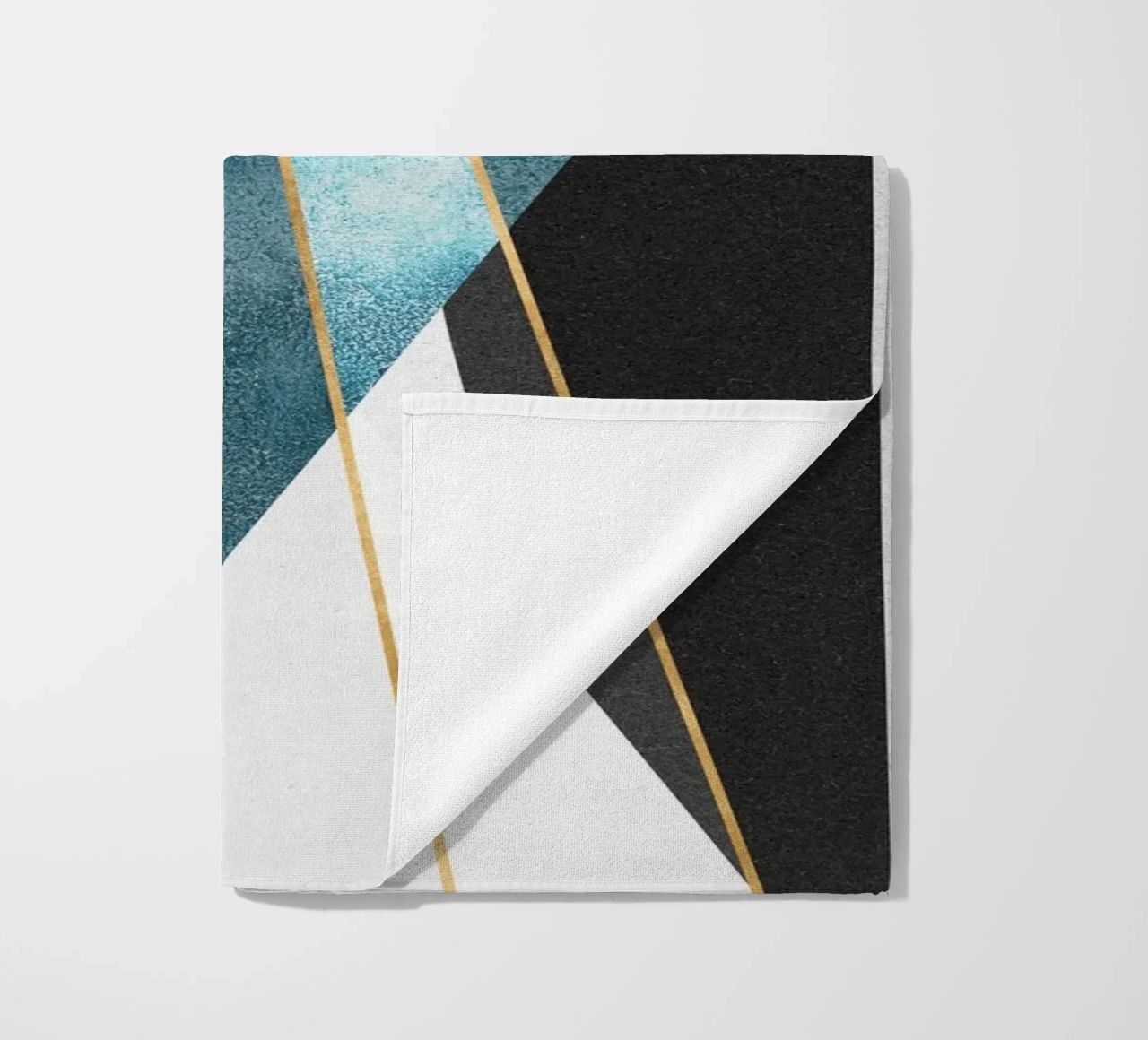 geometric abstract telo mare da vintageshop