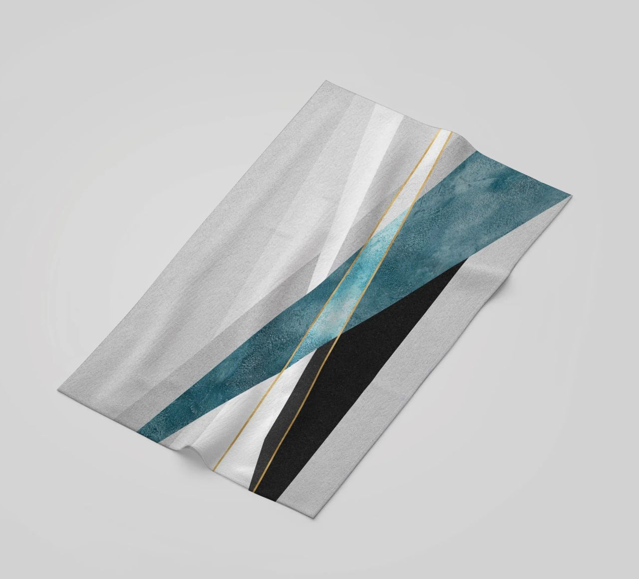 geometric abstract telo mare da vintageshop