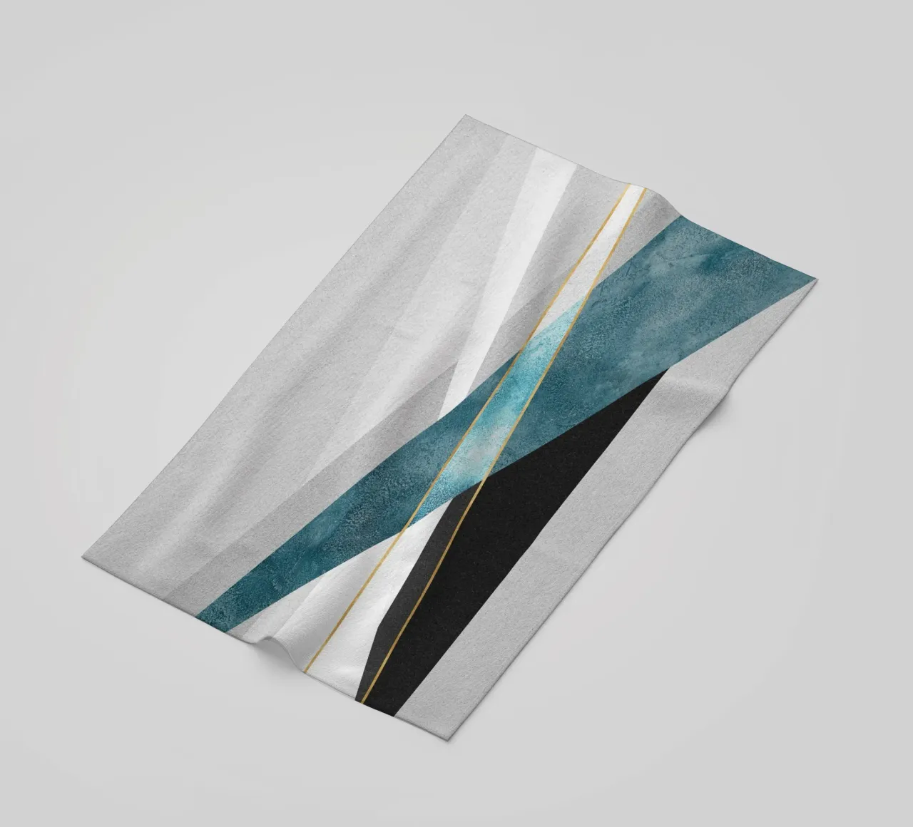 geometric abstract telo mare da vintageshop