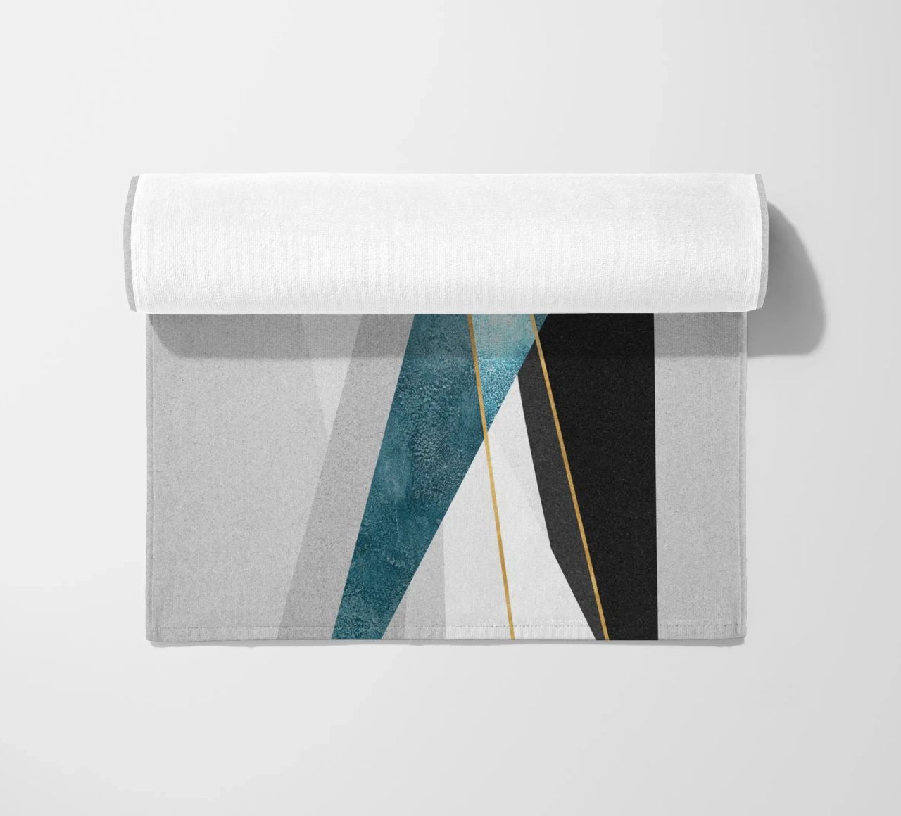 geometric abstract telo mare da vintageshop