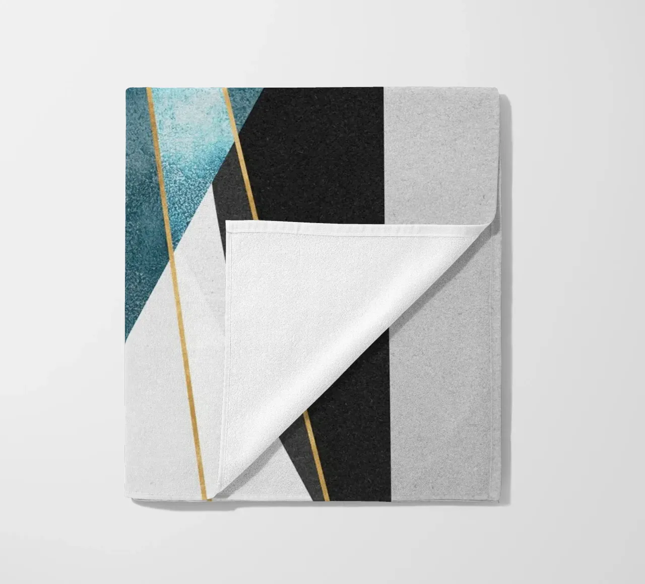 geometric abstract telo mare da vintageshop