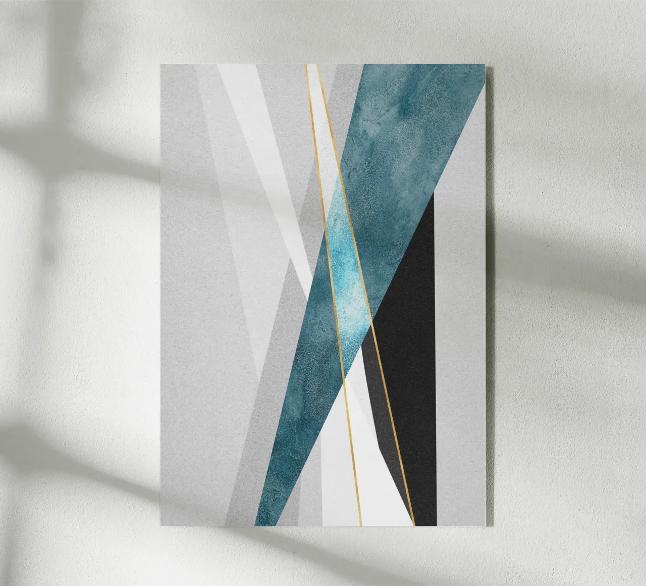 geometric abstract metacrilato de vintageshop
