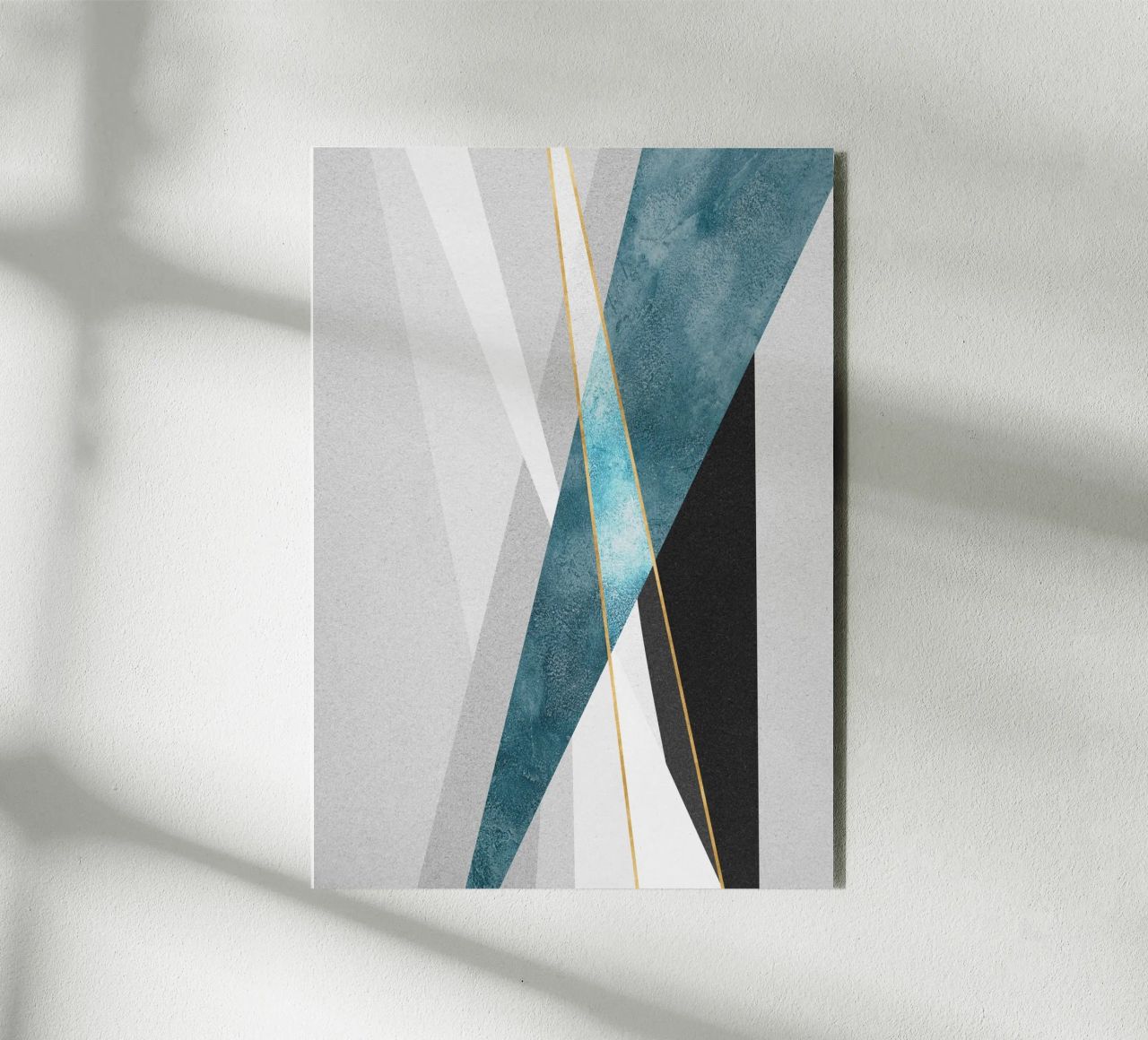 geometric abstract alluminio dibond da vintageshop