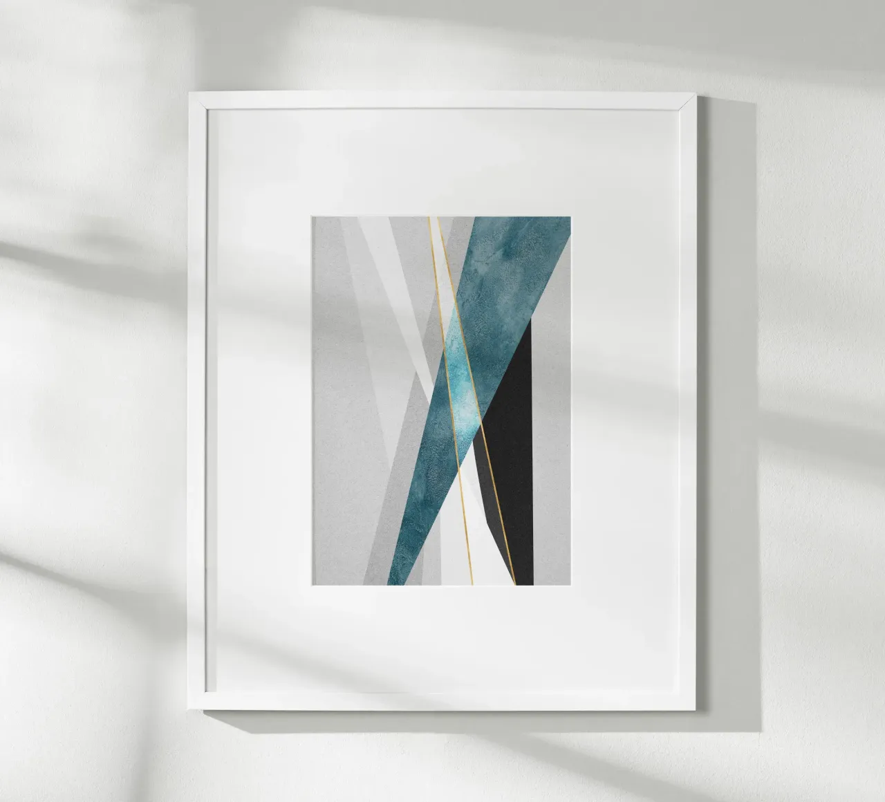 geometric abstract poster da vintageshop