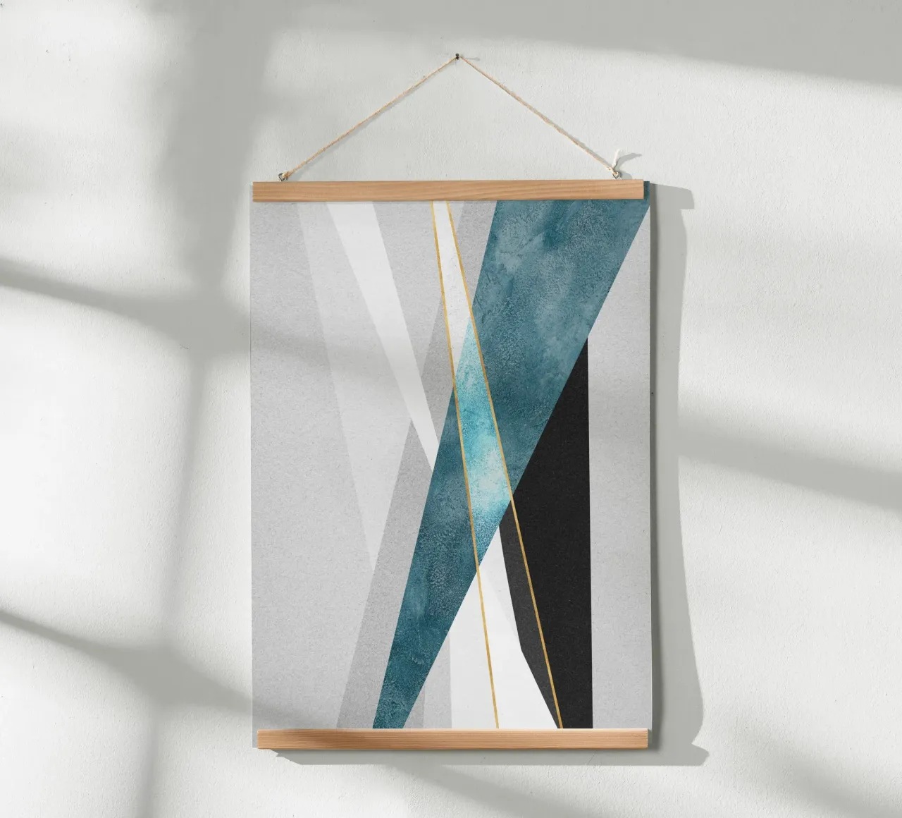 geometric abstract poster da vintageshop