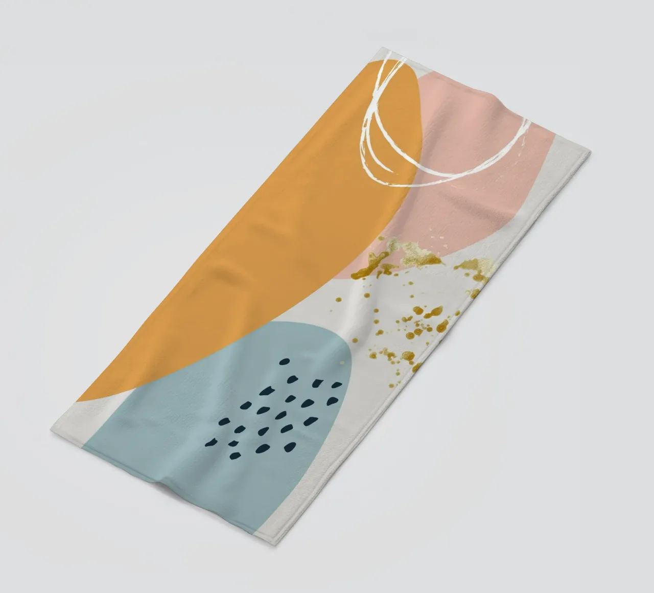 colorful minimalist abstract telo mare da vintageshop