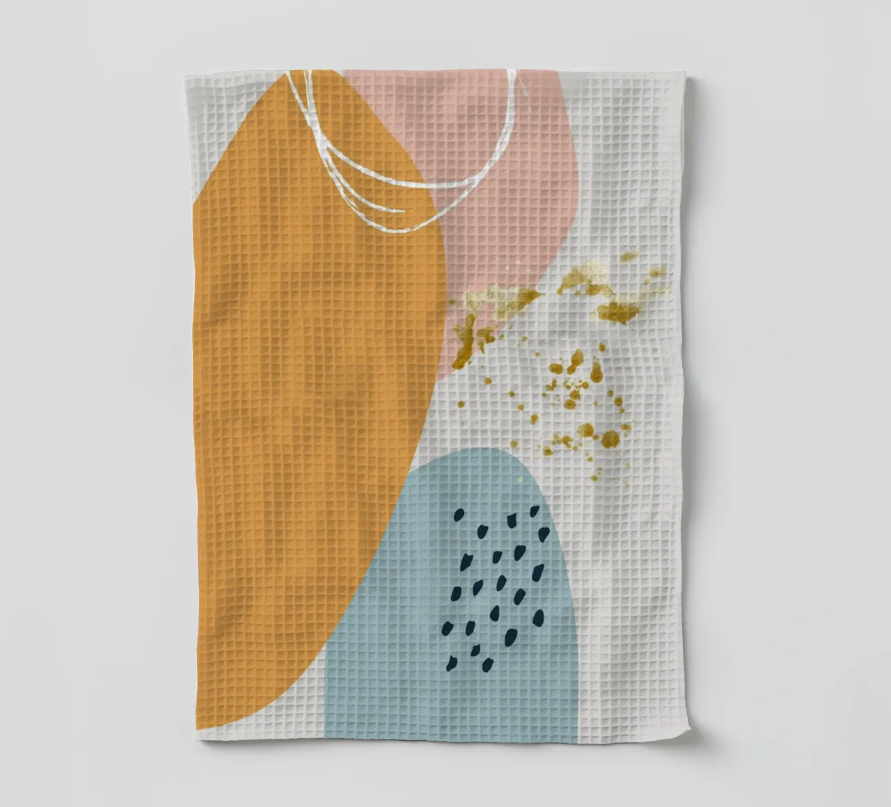 colorful minimalist abstract canovaccio da cucina da vintageshop