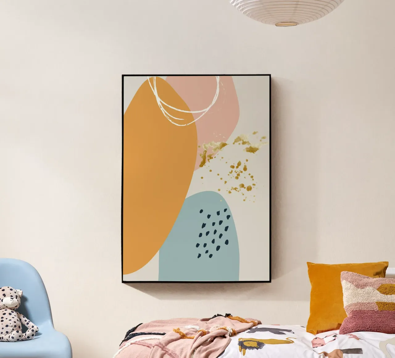 colorful minimalist abstract plexiglass da vintageshop