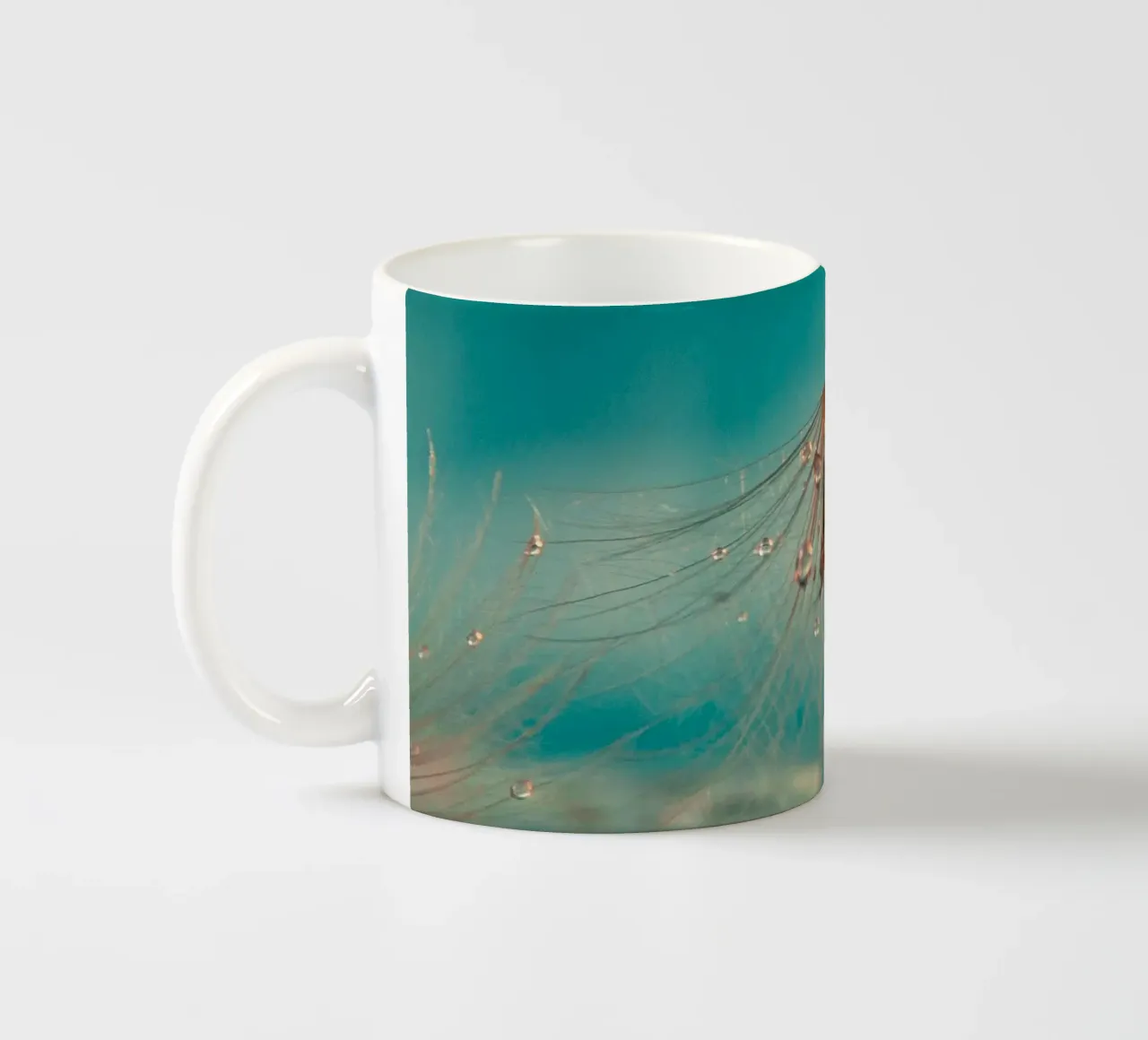Dente di leone a perle d'acqua tazza in ceramica da MiniClic