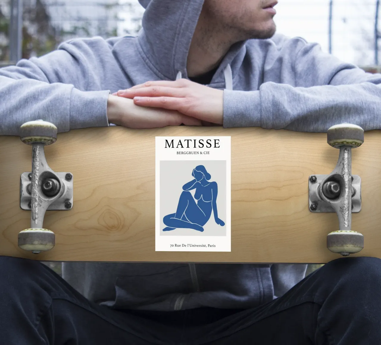 woman poses sitting relaxed sticker by sazkia art