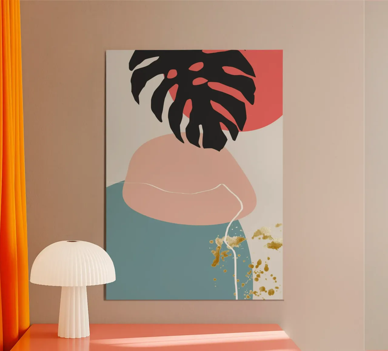 abstract pastel colors forex plate by vintageshop