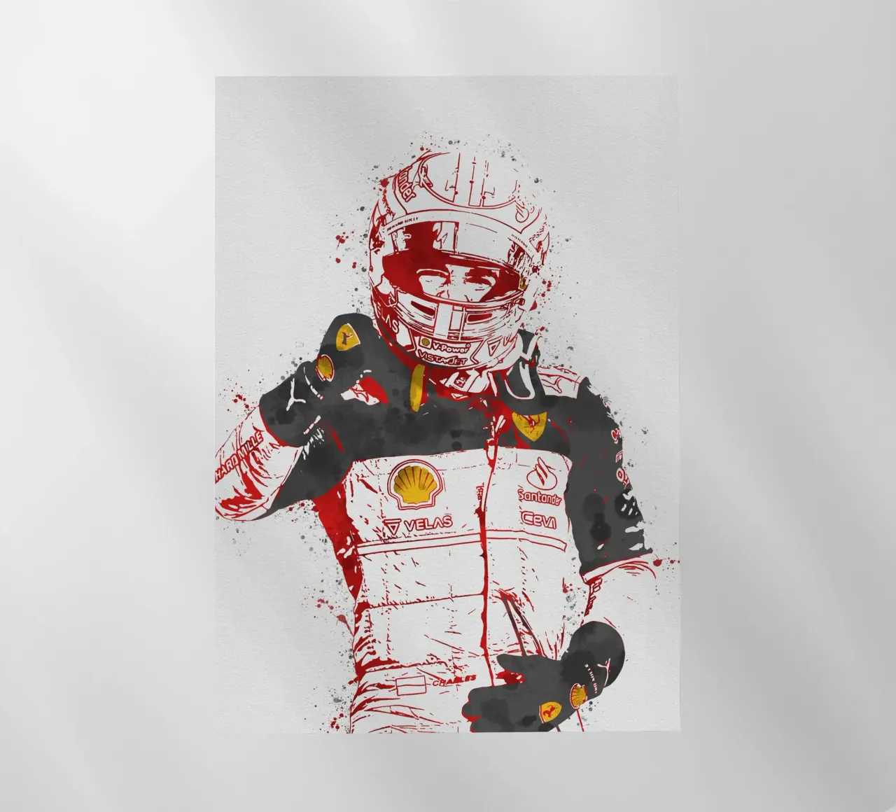 Charles Leclerc pellicola backlit da tenten