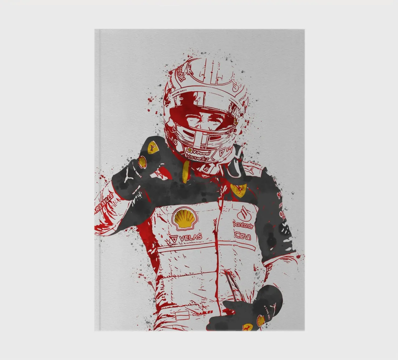 Charles Leclerc notebook by tenten