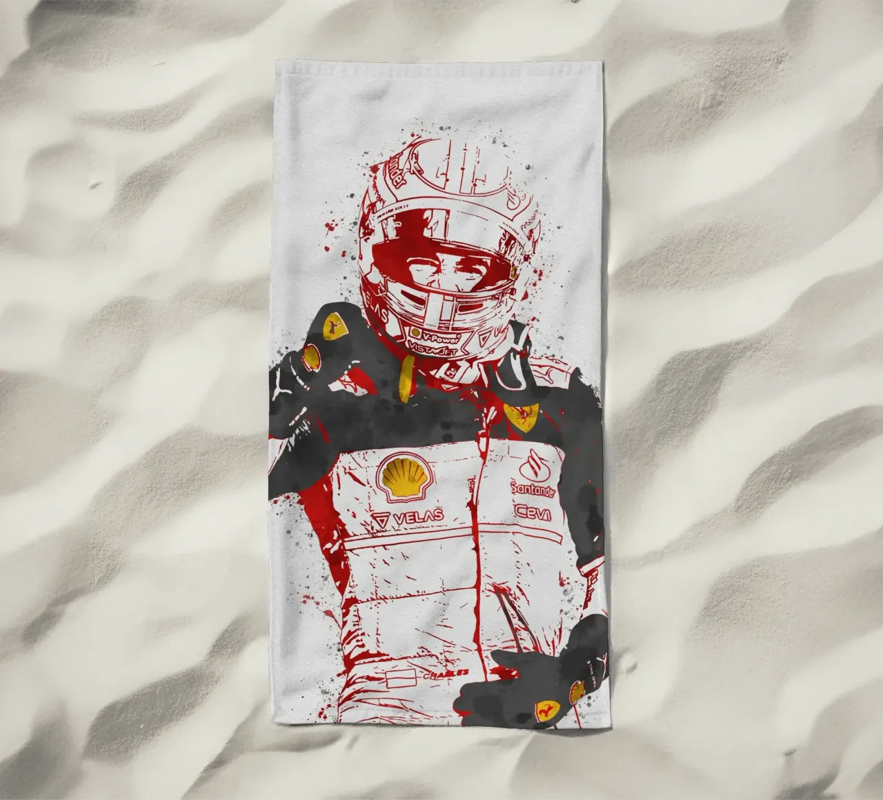 Charles Leclerc telo mare da tenten