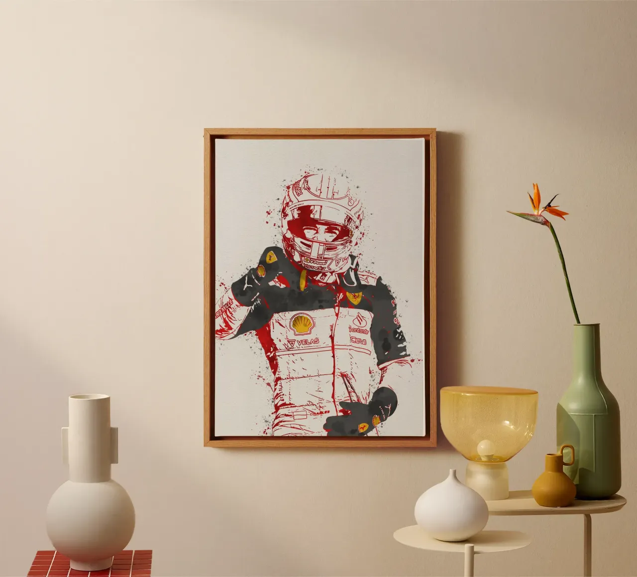 Charles Leclerc canvas by tenten