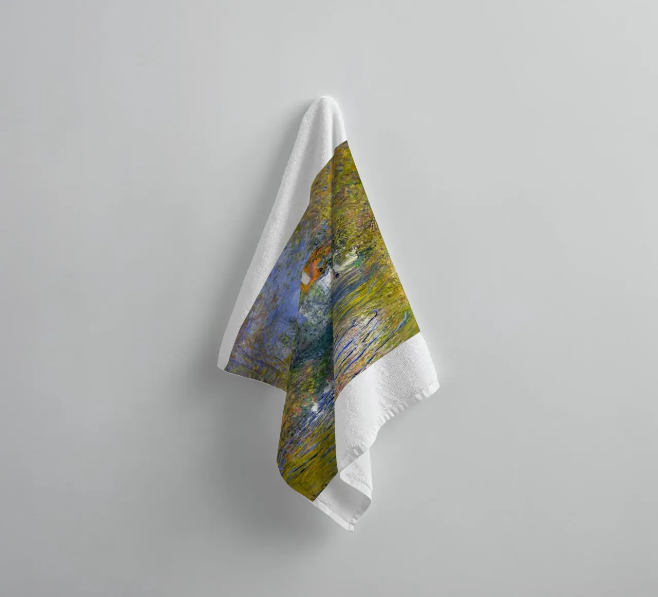 canards dans l'eau étang près de la maison de briques claude monet serviette de bain de belong shop