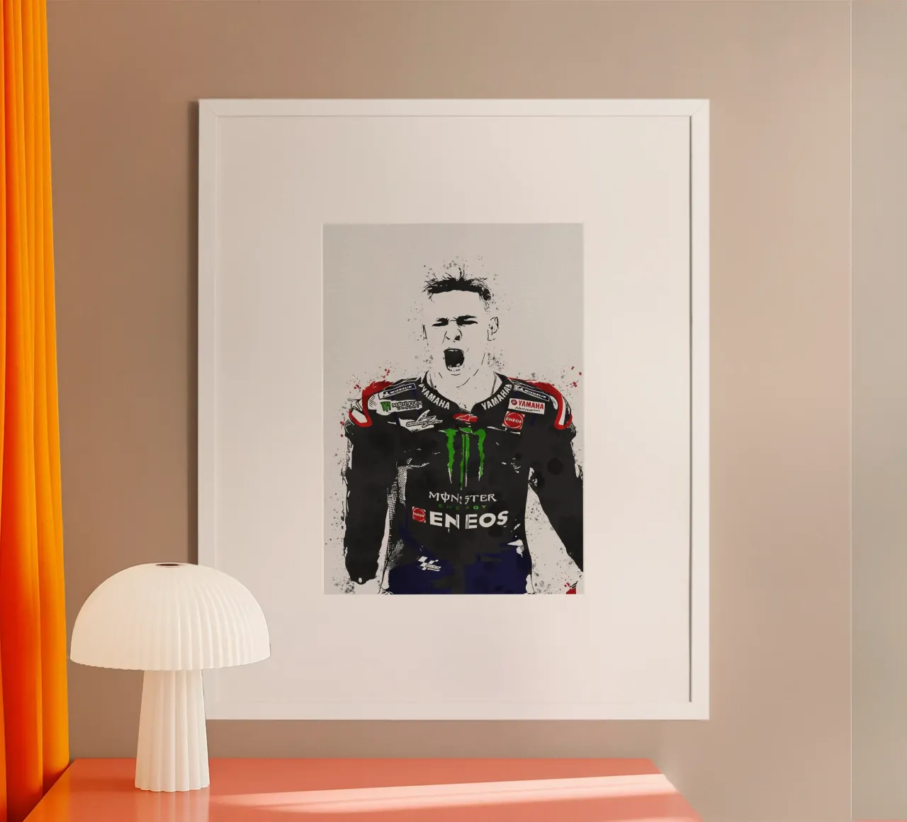 Fabio Quartararo carta hahnemühle da tenten