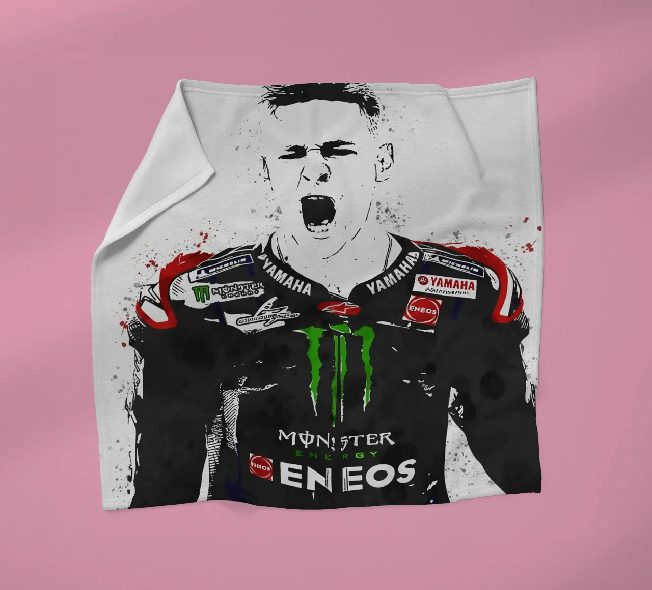 Fabio Quartararo coperta in pile da tenten