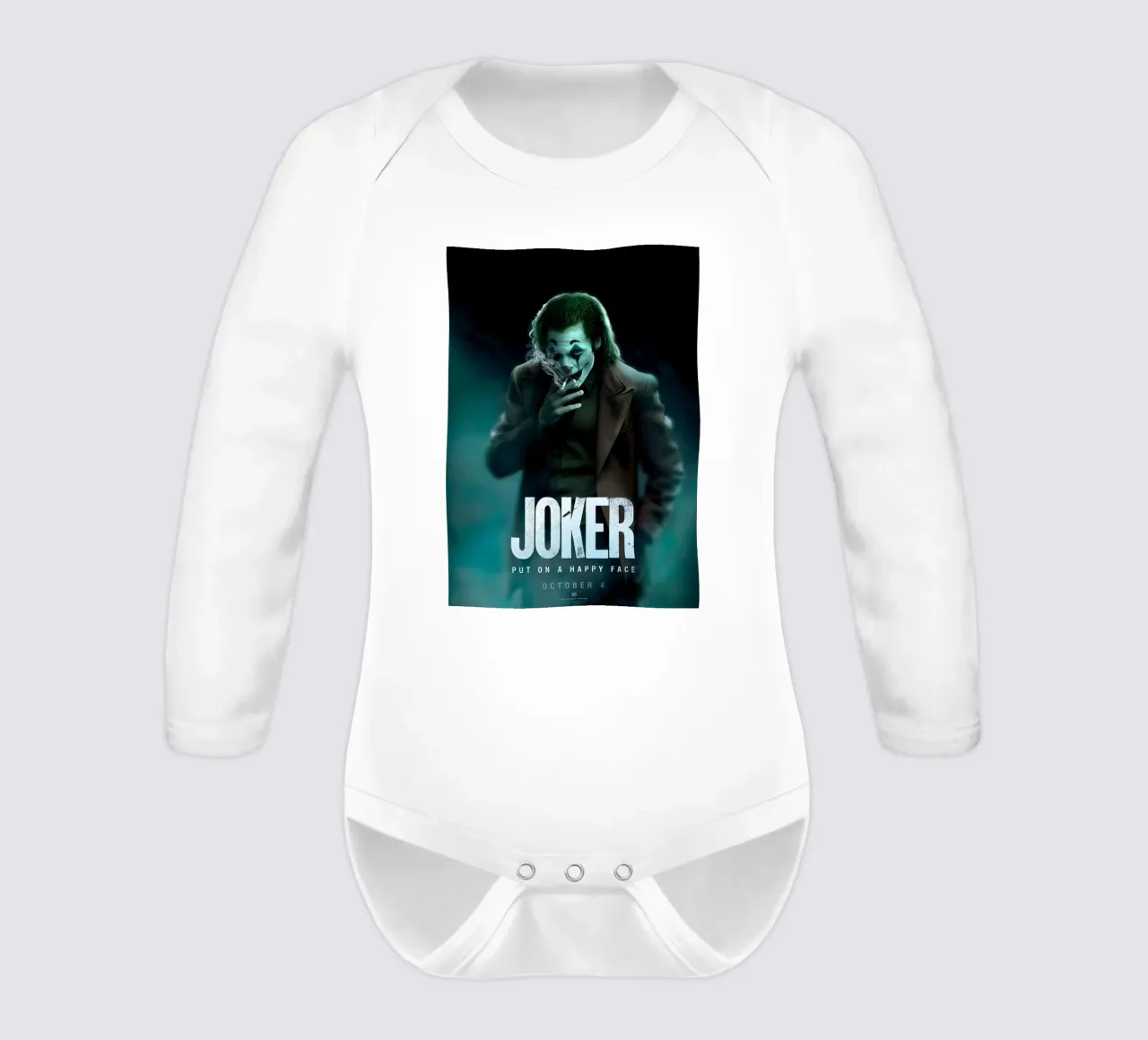 Joker babyrompertje lange mouwen van 🎞 The Movie Wall